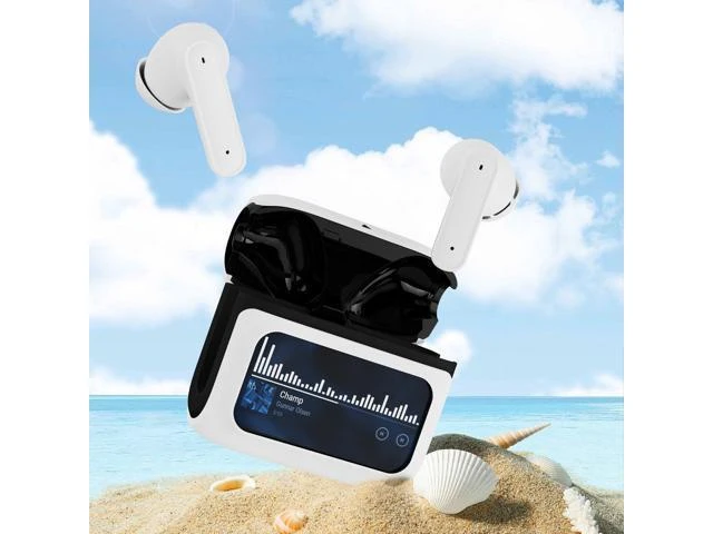 Alt view image 5 of 8 - Bluetooth in-ear headphones with touchscreen, TWS music headphones, dual-ear ENC deep noise cancellation