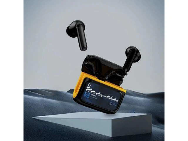 Alt view image 6 of 8 - Bluetooth in-ear headphones with touchscreen, TWS music headphones, dual-ear ENC deep noise cancellation