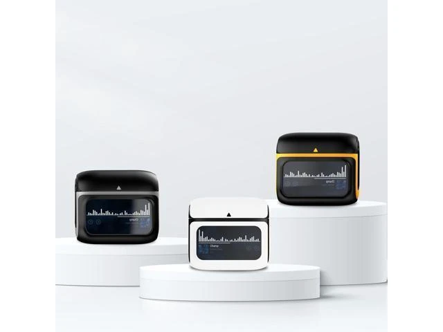 Alt view image 8 of 8 - Bluetooth in-ear headphones with touchscreen, TWS music headphones, dual-ear ENC deep noise cancellation
