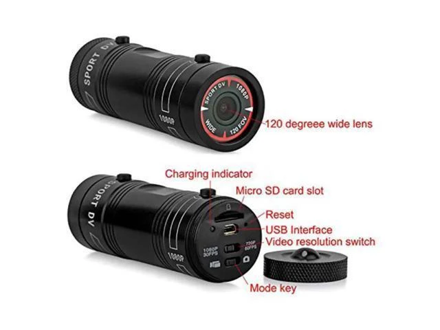 Alt view image 12 of 12 - F9 Camera HD Bike Motorcycle Helmet Sports Action Camera Video DV Camcorder Full HD 1080p Car Video Recorder auto vehicle
