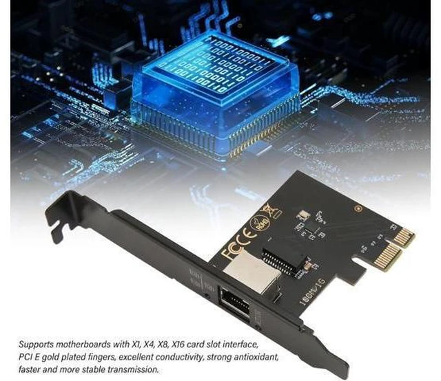 Alt view image 9 of 14 - 10G PCIe Network Card AQC113C, Gigabit Ethernet PCI Express Network Card, RJ45 LAN Adapter Converter for Desktop PC, Ethernet Network Adapter