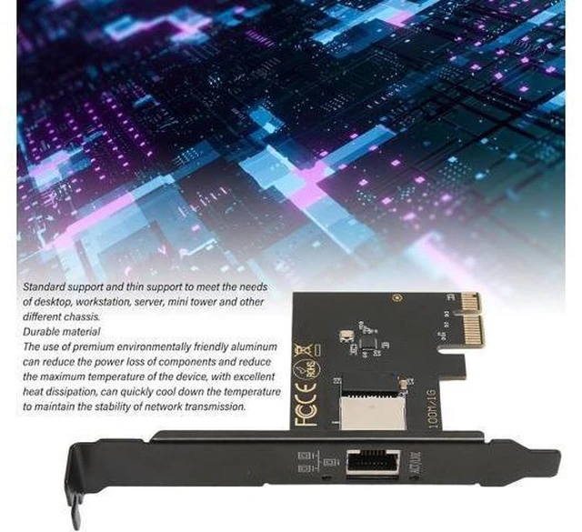 Alt view image 10 of 14 - 10G PCIe Network Card AQC113C, Gigabit Ethernet PCI Express Network Card, RJ45 LAN Adapter Converter for Desktop PC, Ethernet Network Adapter