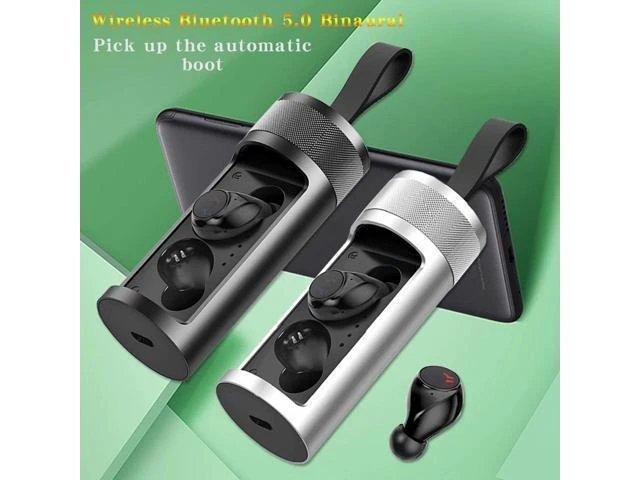 Alt view image 12 of 12 - TWS Wireless Bluetooth Headphones,3D Stereo Sports Wireless Earphones,Noise Cancelling Gaming Headset Binaural