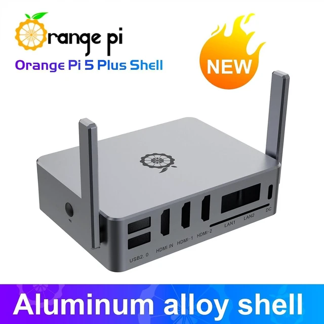 Alt view image 9 of 14 - Orange Pi 5 Plus Metal Protective Case, Only Compatible with Orange Pi 5 Plus Single Board Computer