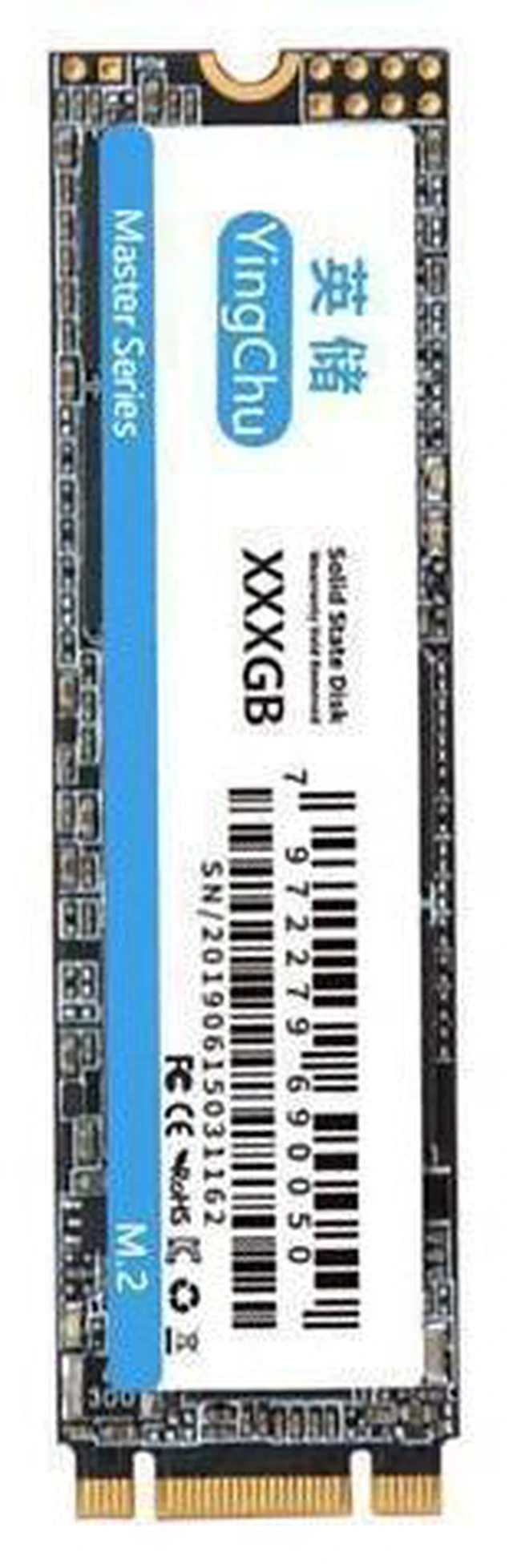 Alt view image 7 of 10 - M.2 NGFF SATA SSD 2280 Hard Drive 128GB 256GB 512GB Solid State Drive M.2 Solid State Drive Disk for Laptop Desktop