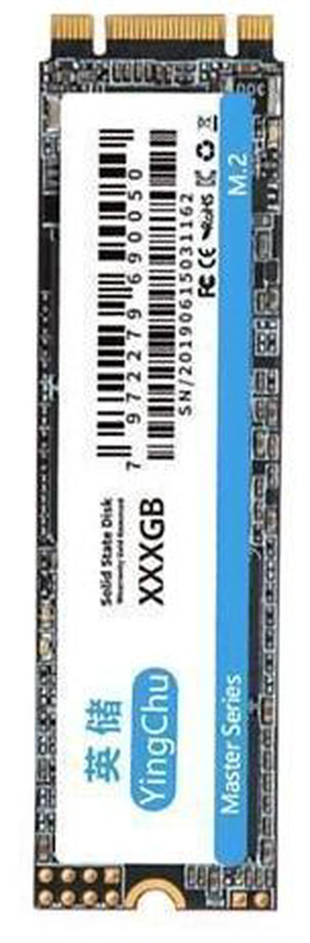 Alt view image 9 of 10 - M.2 NGFF SATA SSD 2280 Hard Drive 128GB 256GB 512GB Solid State Drive M.2 Solid State Drive Disk for Laptop Desktop