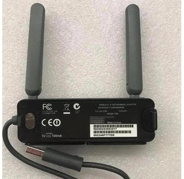 Alt view image 10 of 10 - for Xbox 360 Wifi Wireless Network Adapter A/B/G & N Networking Adapter with Dual Antenna for Xbox 360