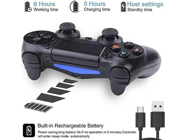 Alt view image 10 of 10 - Wired Controller for PS4 Gamepad Play Station 4 Game Pads Console Joystick PS4 Controller Games Accessories