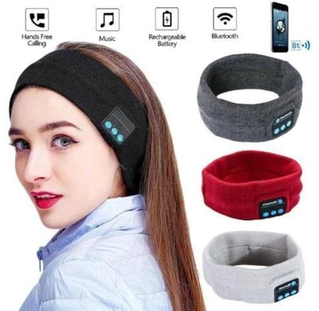Alt view image 9 of 14 - NC Sports Headband Wireless Bluetooth Stereo Headphones Running Headphones Sleep Headphones Sports Sleep Music Headbands Fashion Headband Headphones