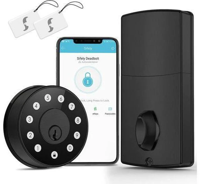 Alt view image 8 of 14 - Smart Lock,Keyless Entry Door Lock,Smart Deadbolt,Smart Door Lock,Deadbolt,Deadbolt Lock,Digital Door Lock,Keypad Deadbolt Lock,Smart Locks Deadbolt,Door Locks with Deadbolt (Fob Supported)