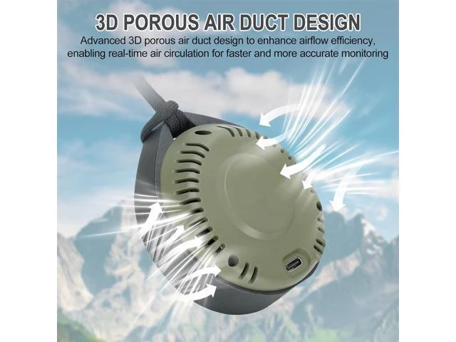 Alt view image 11 of 14 - 3-in-1 Portable Carbon Monoxide Detector with Temperature/Humidity Sensor, 140-Hour Standby Time, Rechargeable Carbon Monoxide Monitor with Magnetic Back, Ideal for Home, Camping, Travel, and RV Use