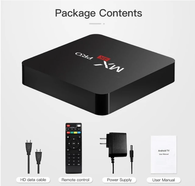 Alt view image 14 of 14 - 4K Android TV Box 13.0 - Amlogic S905 Streaming Device with Dual WiFi , 1GB+8GB Smart Media Player for Home Entertainment, Supports HDR10+ Dolby