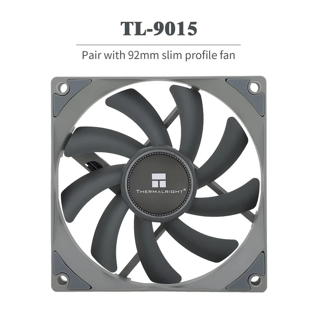 Alt view image 11 of 12 - AXP90 X47 Low Profile CPU Cooler, with 92mm TL-9015 Slim PWM Fan, ITX CPU Cooelr Fan, 47mm Height,for AMD AM4 AM5/Intel 1150/1151/1155/11851/1200/1700(AXP90 X47)