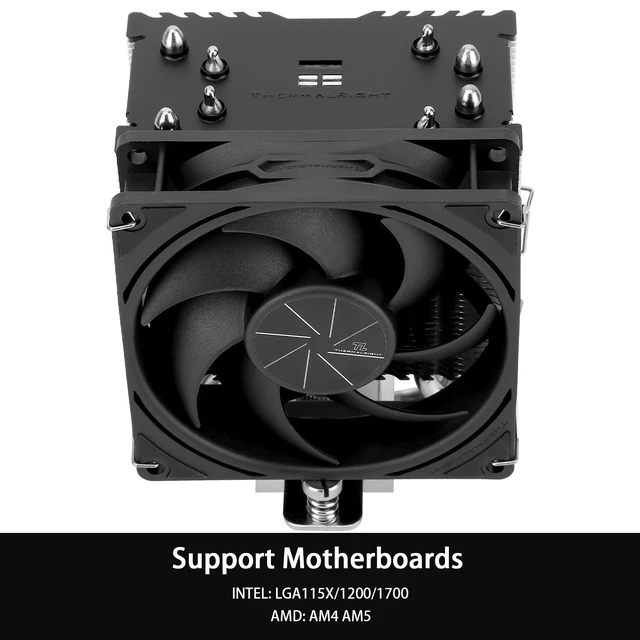 Alt view image 9 of 12 - Assassin X 90 SE V2 CPU Air Cooler, 2200RPM Speed,4 Heat Pipes, 92mm PWM Quiet Fan CPU Cooler, 118mm High,for AMD AM4 AM5/Intel 1700/1150/1151/1200, CPU PC Cooling