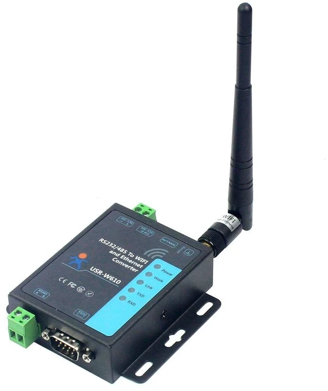 Alt view image 12 of 14 - Serial to WiFi Ethernet Wireless Converter RS232 RS485 Serial Server(USR-W610)