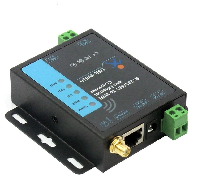 Alt view image 11 of 14 - Serial to WiFi Ethernet Wireless Converter RS232 RS485 Serial Server(USR-W610)