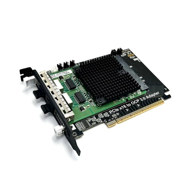 Alt view image 14 of 14 - ADT-R37P PCIe 5.0 x16 to Gen-Z 4C+/SFF-TA-1002 Adapter Card High Performance External PCIe x16 Bifurcation Expansion Support OCP NIC 3.0