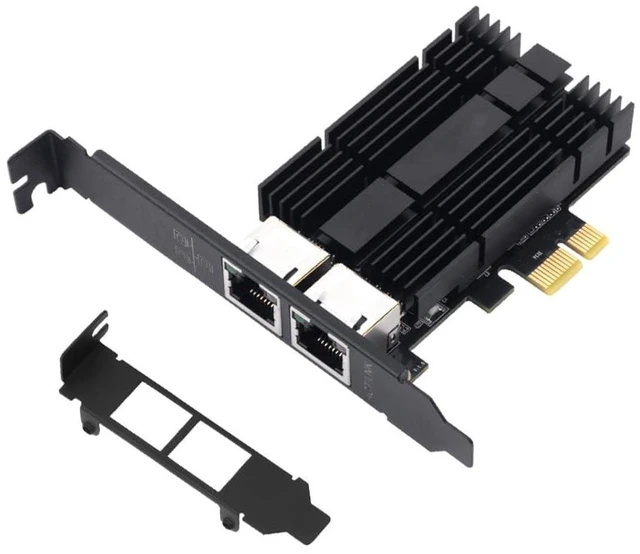 Alt view image 8 of 14 - 2.5gb Network Card, Dual Port PCIe Ethernet Network Adapter to 2.5 Gigabit RJ45 LAN WiFi Card NIC Compatible with Intel I226 2500Mbps for Windows/Linux/Mac OS for Desktop Workstation Server NAS