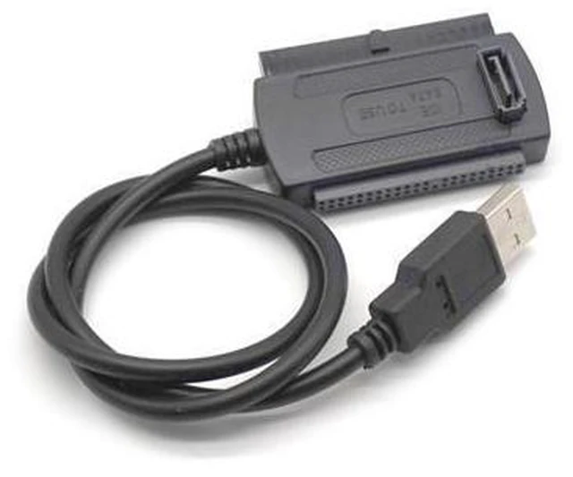 Alt view image 14 of 14 - USB IDE SATA adapter USB 2.0 to IDE SATA Converter Adapter Cable for 2.5 3.5 Hard Drive Disk HDD