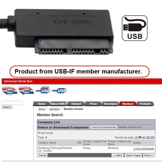 Alt view image 12 of 14 - USB 3.0 Type-A to SATA 7+9 16Pin Micro SATA 1.8inch Solide Disk Drive SSD Adapter Cable 5Gbps 90 Degree Angled Connector