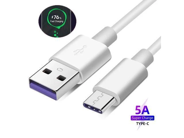 Alt view image 6 of 10 - 5A USB Type C Charging Cable for P40 Mate 30 40 Pro Plus USB 3.1 Type-C USB C Super Charge Supercharge Cable