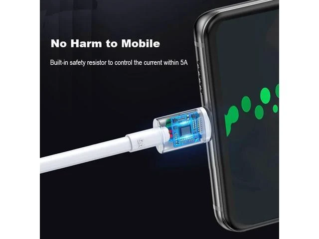 Alt view image 9 of 10 - 5A USB Type C Charging Cable for P40 Mate 30 40 Pro Plus USB 3.1 Type-C USB C Super Charge Supercharge Cable