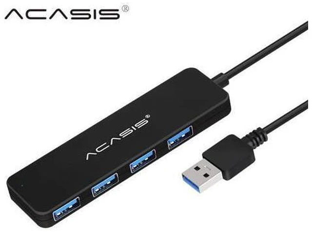 Alt view image 7 of 10 - USB Hub 3.0 Multi USB 3.0 Hub with Power Adapter 4 Port USB Splitter Hub USB 3,0 for PC Computer Accessories Adapter#30