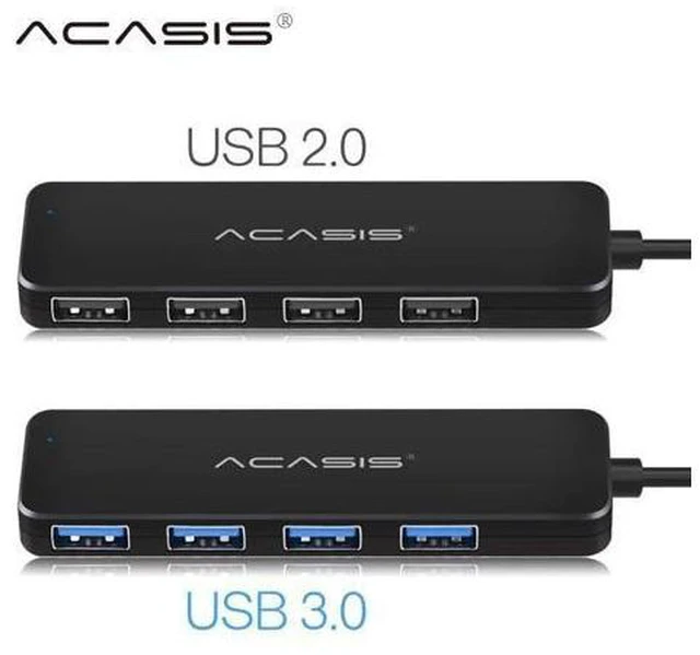 Alt view image 8 of 10 - USB Hub 3.0 Multi USB 3.0 Hub with Power Adapter 4 Port USB Splitter Hub USB 3,0 for PC Computer Accessories Adapter#30