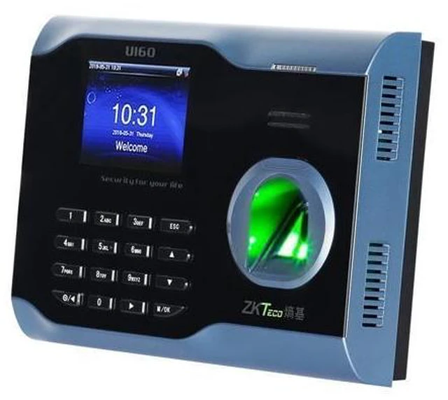 Alt view image 9 of 14 - ZKTeco U160 WiFi Based Time Clock Fingerprint Password Employee Attendance Machine