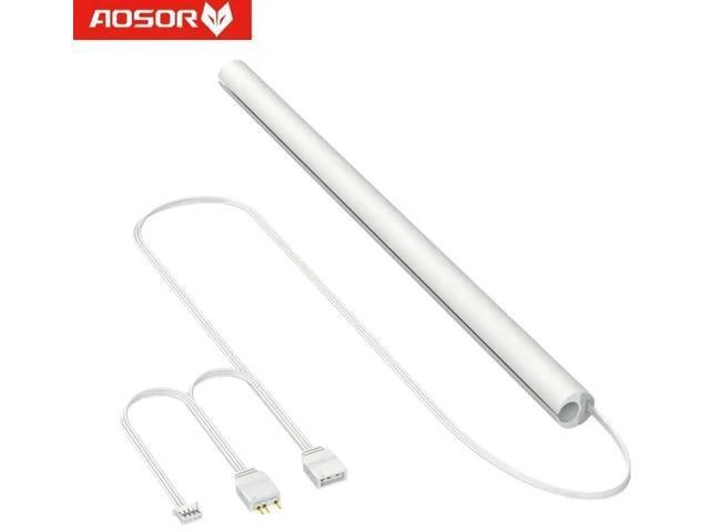 Alt view image 6 of 11 - 2pcs ARGB LED AIO Tube Sleeve Silicone Luminous Sleeve Water Cooling Raditor Tube 5V 3PIN ARGB 4PIN for Computer Case