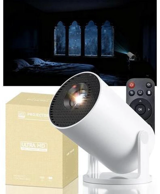 Alt view image 9 of 14 - Realm Portal Projector - Fake Window Projector with 30+ Built-in Fantasy Scenes, Reading Ambience Projector, 100" Screen from 2m, Built-in Speaker & Automatic Focus, for Immersive Reading