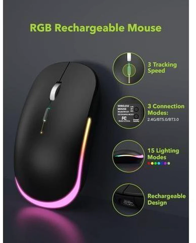 Alt view image 14 of 14 - SABLUTE Mechanical Gaming Keyboard and Mouse, Ultra Compact Backlit Mini Keyboard with 100-Keys, 7 RGB Lighting Modes, Fully Programmable Keys & Anti-Ghosting for Gaming, PC, Windows, Gamer, Office