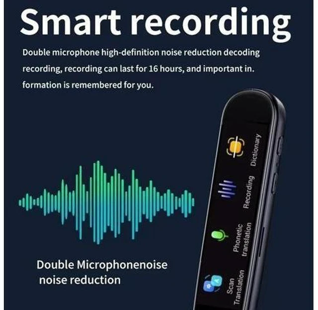 Alt view image 11 of 14 - Scan Sense Pen, 2025 New ScanSense AI Smart Pen - Instant AI Answers for Math, History & More Offline Translation (60+ Languages), Camera, Bluetooth, Music & File Storage(Black)