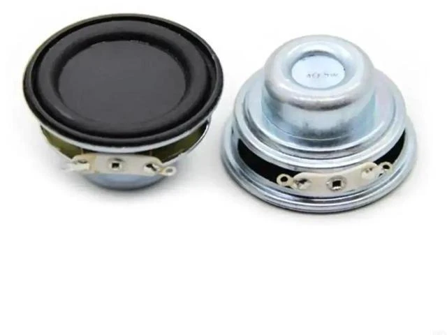 Alt view image 8 of 12 - 2Pcs 40MM Full Speakers 4 Ohm 5W Enthusiast DIY Flat Rubber HiFi Speaker