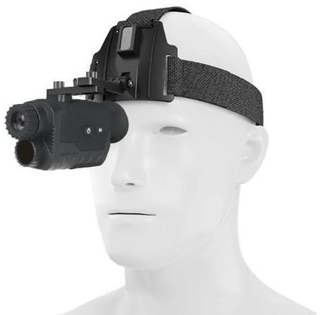 Alt view image 10 of 14 - NV8260 8X Digital Zoom 400M 4K 1080P HD Night Vision Head-Mounted Monocular USA