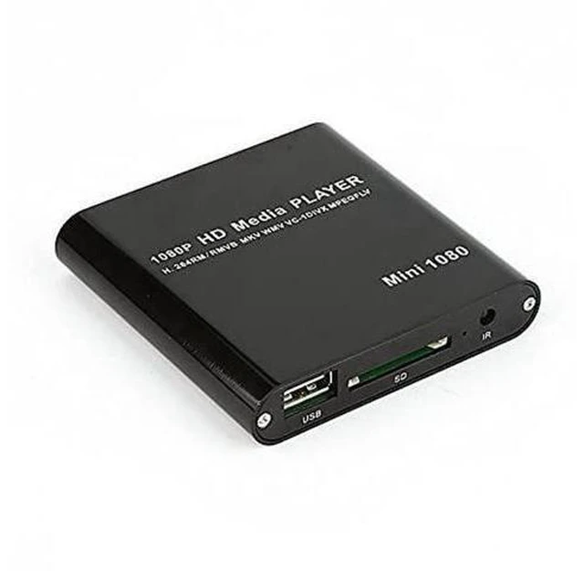 Alt view image 8 of 14 - Mini HDMI Media Player 1080P HDD RM RMVB DIVX AVI MKV USB SD MPEG JPEG MOV SDHC