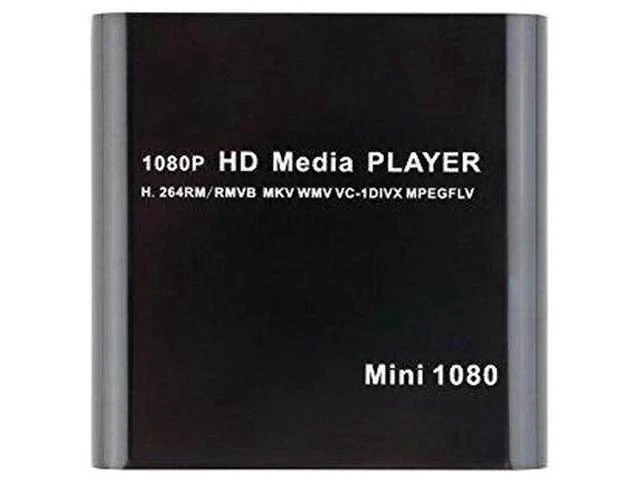 Alt view image 12 of 14 - Mini HDMI Media Player 1080P HDD RM RMVB DIVX AVI MKV USB SD MPEG JPEG MOV SDHC
