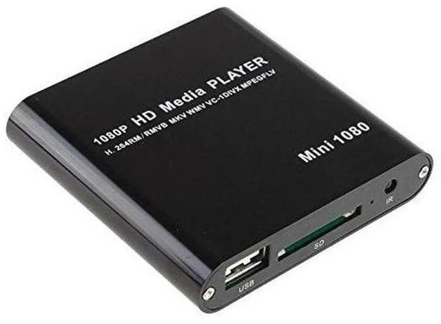 Alt view image 13 of 14 - Mini HDMI Media Player 1080P HDD RM RMVB DIVX AVI MKV USB SD MPEG JPEG MOV SDHC