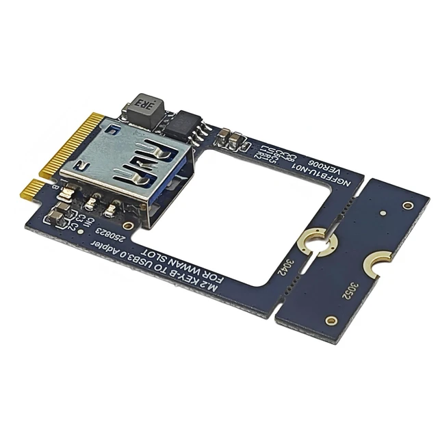 Alt view image 7 of 10 - M.2 B-key WWAN to USB 3.0, with built-in wireless Bluetooth network card, solid-state drive 3042 3052