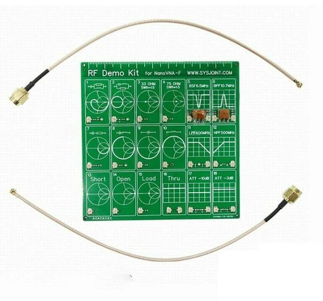 Alt view image 5 of 8 - NanoVNA Test Filter/RF Test/Attenuator Network Analyzer/Electrical Instrument Demonstration Kit