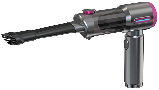 Alt view image 10 of 12 - 2026 Portable Wireless Car-mounted Home Office Vacuum Cleaner, with 3 suction nozzles, Type-C charging, capacity 0.5 - 1L, powerful suction V27S