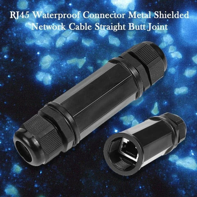 Alt view image 9 of 14 - RJ45 Waterproof Coupler RJ45 Female to Female LAN Ethernet Network Outdoor Extension Waterproof Dustproof Shielded Connector Adapter