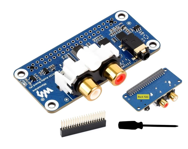 Alt view image 8 of 14 - PCM5122 HiFi I2S DAC Sound Card Audio Board Compatible with Raspberry Pi 5/4B/3B+/3B/Pi Zero W/Zero 2W/Pico W/Pico 2W, Stereo Encoding/Decoding, Onboard 3.5mm Headphone Jack & RCA Connector