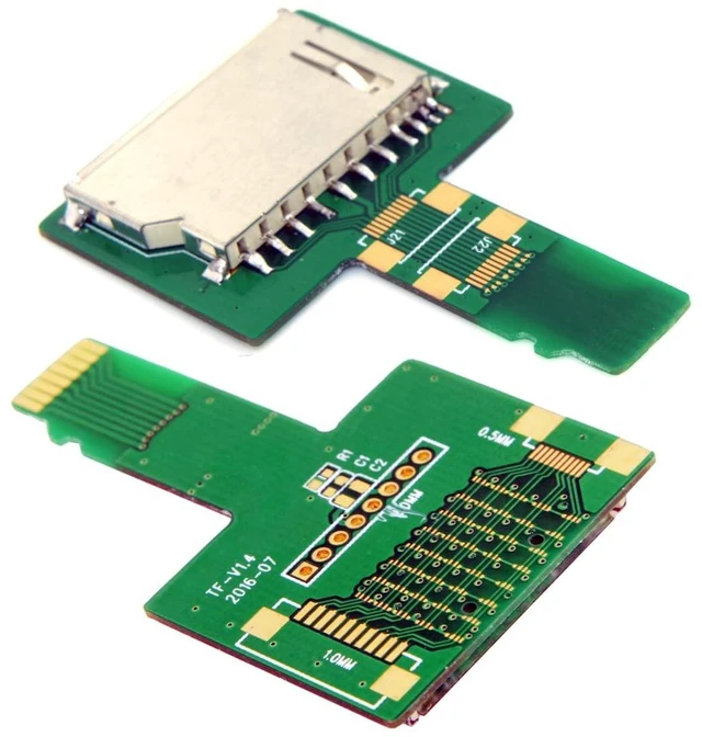 Alt view image 11 of 14 - UHS-I TF T-Flash Micro SD Male Extender to SD Card Female Extension Adapter PCBA Compatible with SD/SDHC/SDXC UHS-1