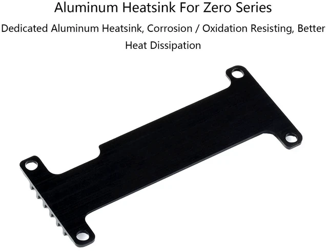 Alt view image 13 of 14 - Aluminum Heatsink Cooler with Thermal Tapes for Raspberry Pi Zero 2 W/WH