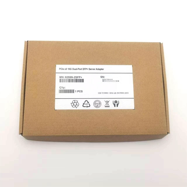 Alt view image 12 of 12 - X520-DA2 10G PCI Express x8 82599 ES Chip Dual Port Ethernet Network Adapter E10G42BTDA,SFP not included