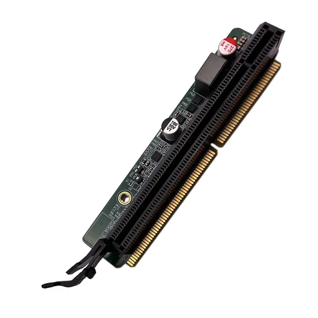 Alt view image 4 of 6 - PCIe Riser Adapter Board for Tiny Desktop Systems Network Card and GPU Expansion Compatible with M720Q M920X M910X P330 P350 M90Q Card (Tiny8 Version)