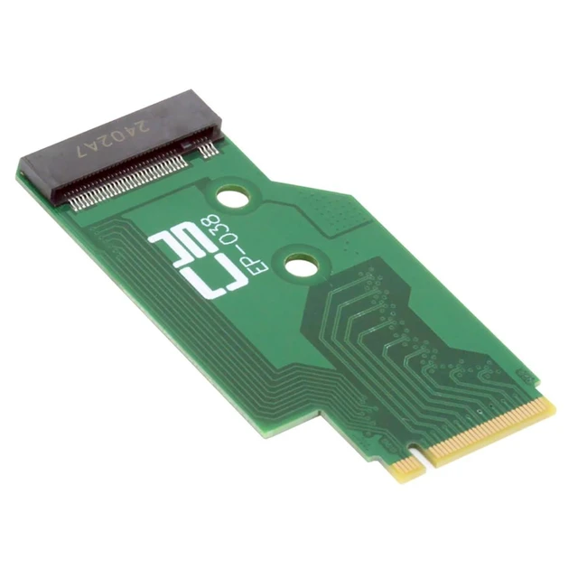 Alt view image 8 of 14 - NVME M-Key 22x42mm to 22x80mm M.2 Male to Female Extension SSD Adapter Compatible with Legion Go Game Boy