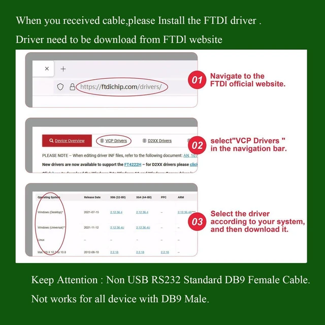 Alt view image 9 of 10 - USB to DB9 Male FT231XS Chip RS232 WiFi Serial BMS Programming Converter Cable for Deye SunSynk Sol-Ark Growatt SPH Solar Battery System