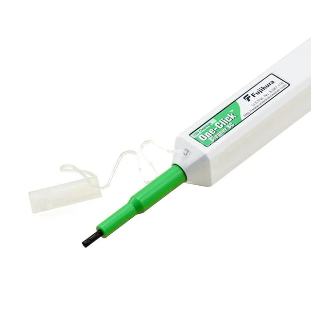 Alt view image 7 of 12 - Fiber Optic Cleaner, 2.5mm SC Fiber Optic connectors Cleaning Pen for Ferrule end Faces of SC/ST/FC, UPC, One Click Cleaner, up to 800 Cleans